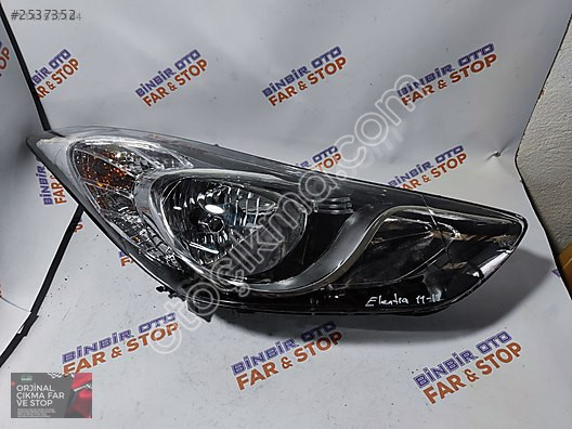 HYUNDAİ ELENTRA 11-13 SAG FAR BİNBİR OTO FAR-STOP YEDEK PARÇ