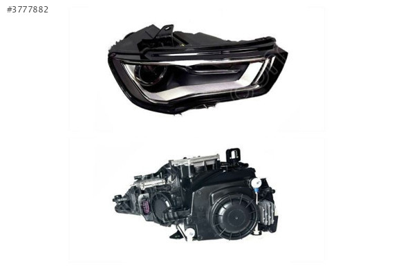 8V0941044 AUDI A3 SAĞ FAR 13-16 BEYİNLER ÜZERİNDE