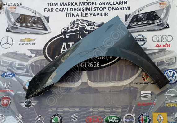 Skoda süper b sol ön çamurluk2015-2019 orjinal cikma