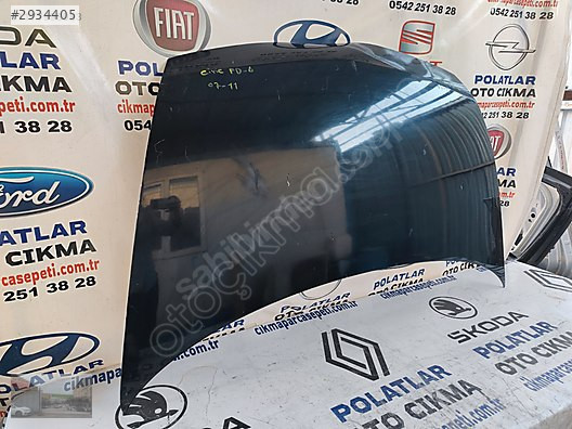 Honda Civic motor kaputu 2007 2011 orijinal göçük hasarlı siyah