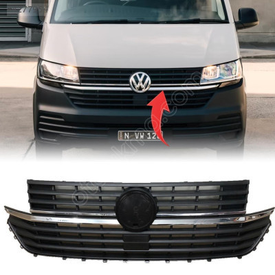 Vw Transporter T8 Ön Panjur Tek Krom 2019-2023 7LA853651B LDB