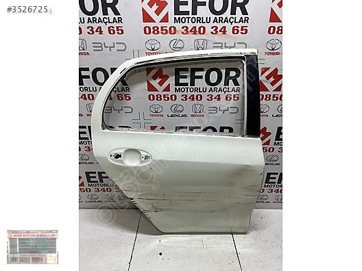 TOYOTA YARİS SAĞ ARKA KAPI ÇIKMA ORJİNAL YEDEK PARÇA