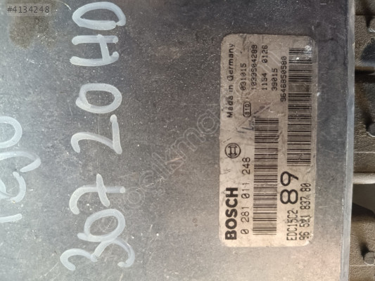 0281011248 EDC15C2 PEUGEOT 307 2.0 HDI MOTOR BEYNİ