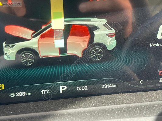 MG HS Modeli İçin 2.314 KM'de Çıkan Ön Radar Sensörü
