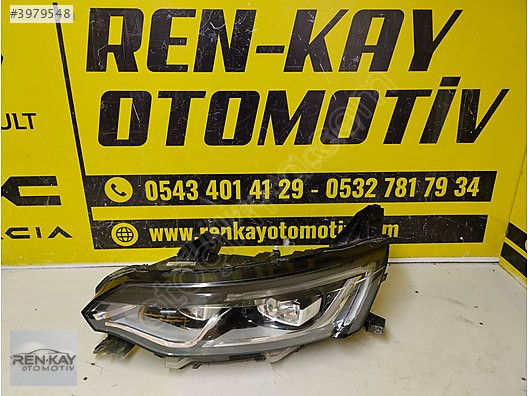 260602488R RENAULT TALİSMAN SOL FAR ORJ ÇIKMA FULL LED RENKAY