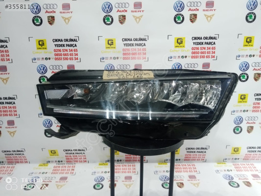 SKODA OCTAVİA 2020-2024 SOL ÖN FAR OEM 5e4941015