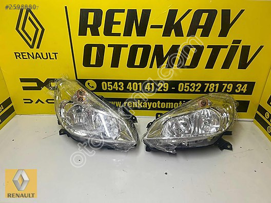 RENAULT CLİO 3 HB SAĞ SOL FAR 2006-2008 SIFIR YEDEK PARÇA RE