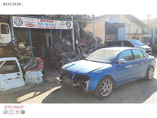 AUDİ A4 B6 Hurda Belgeli Yedek Parça çıkma OTO HALİT