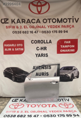 2020-2025 TOYOTA YARİS CROSS ÇIKMA ORJİNAL GÖÇÜKLÜK SOL ÖN KAPI