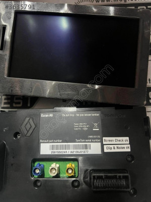 Renault CLIO Mk3 NAVİGASYON LCD EKRANI 259155024R