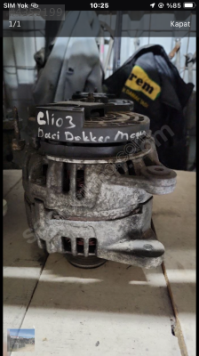 Renault Megane şarj dinamosu