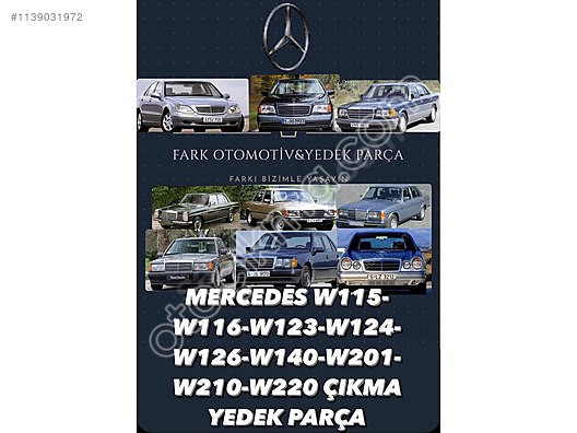 Mercedes Tüm Seriler İçin Orjinal Ön Defransiyeller Mevc