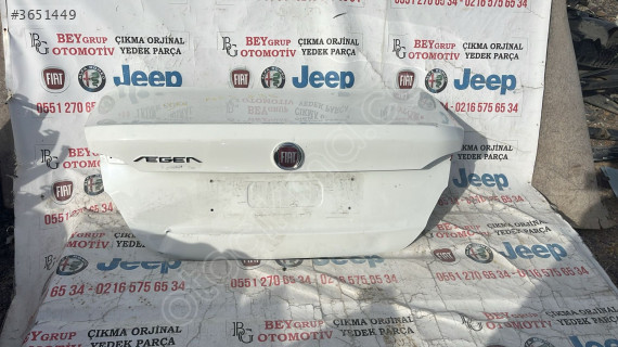 FİAT EGEA BAGAJ KAPAĞI ORİJİNAL ÇIKMA FİAT YEDEK PARÇA