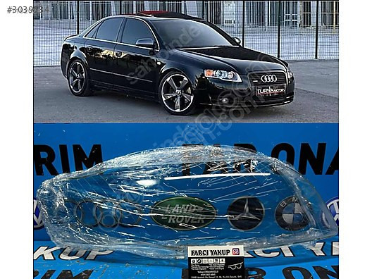 AUDİ A4 SAĞ ÖN FAR CAMI