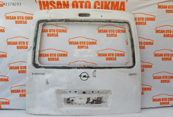 Opel combo bagaj kapağı orijinal beyaz