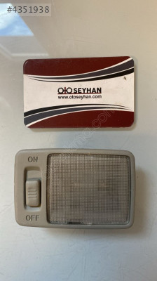 toyota yaris 2012 sağ sol uyumlu tavan lambası