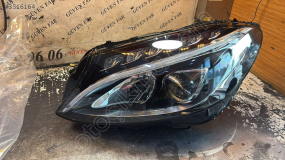 MERCEDES C SERİ W205 TEK MERCEK LED SOL FAR