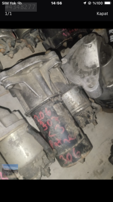 Peugoet 206 marş dinamosu