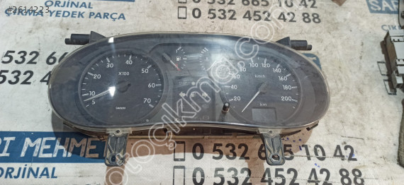 ÇIKMA RENAULT CLİO 2 KİLOMETRE GÖSTERGE SAATİ 21671176-3