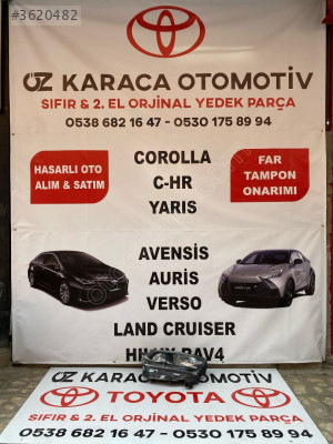 2020-2025 TOYOTA PROACE CİTY ÇIKMA ORJİNAL SOL ÖN FAR