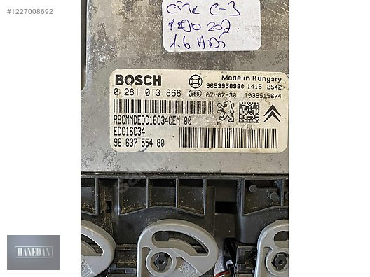9663755480 EDC34 PEUGEOT-CİTROEN 1.6 HDİ MOTOR BEYNİ