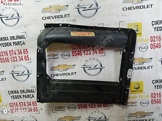 OPEL COMBO E İÇ BOLME DUVARI OEM 9851270980