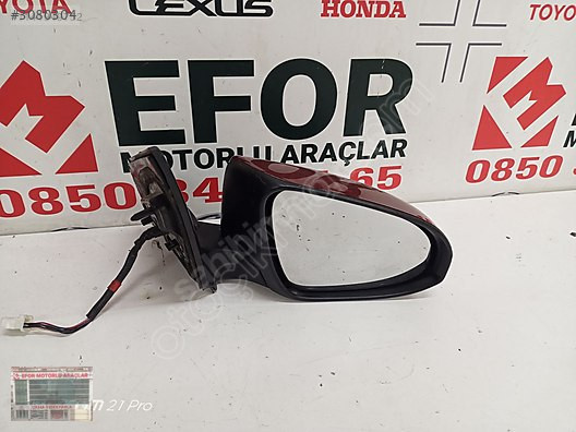 TOYOTA AURİS SAĞ AYNA ÇIKMA ORİJİNAL PARÇA 2013-2018