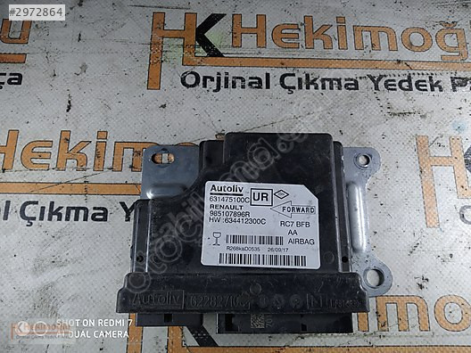 RENAULT MEGAN 4 AİRBAG BEYNİ 985107896R