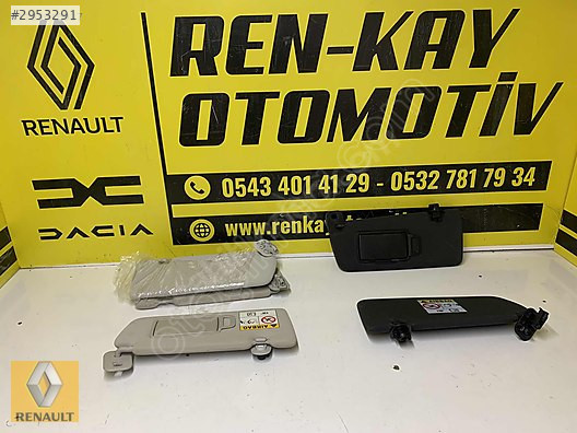 RENAULT CLİO 5 SAĞ SOL GÜBEŞLİK SİYAH GRİ ORJ SIFIR PARÇA RENKAY