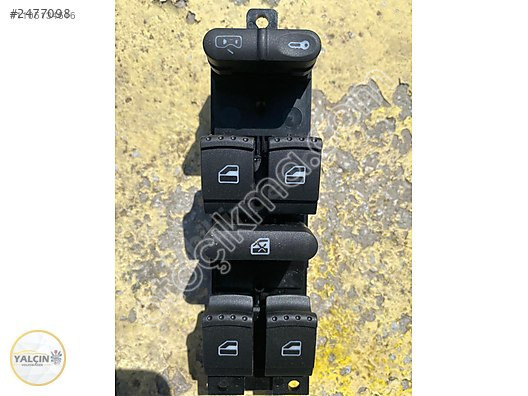 Volkswagen Bora için 4'lü Cam Düğmesi Seti