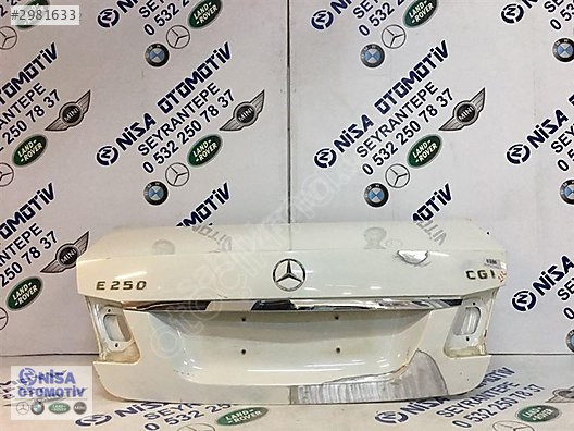 MERCEDES E SERİSİ W212 E200 KASA BAGAJ KAPAĞI ORJ ÇIKMA