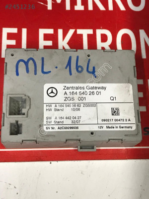 MERCEDES ML SERİSİ W164 KASA KONTROL ÜNİTESİ A1645402601