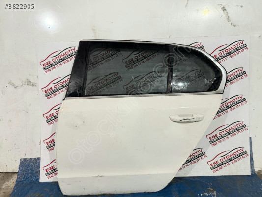2010/2015 SKODA SÜPERB BEYAZ SOL ARKA KAPI ORJINAL DOLU