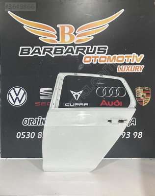 2013-2019 Beyaz VW Golf Sol Arka Kapı - Oto Çıkma Parçaları