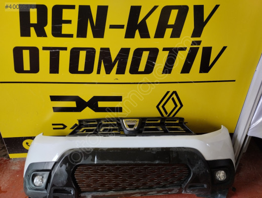 DACİA DUSTER ÖN TAMPON BEYAZ FULL DOLU ORJ ÇIKMA TAMİRSİZ RENKAY