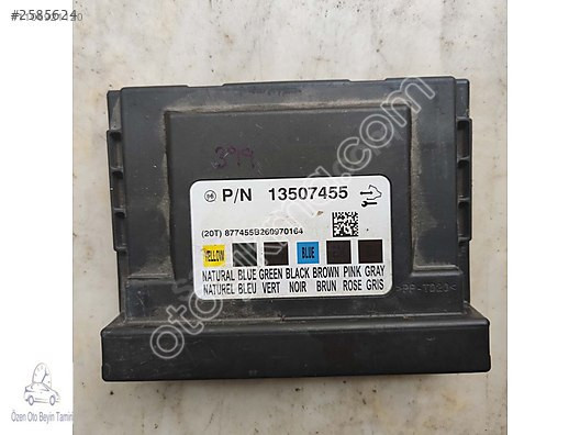 Opel Astra J BCM Merkezi kontrol Modülü 13507455