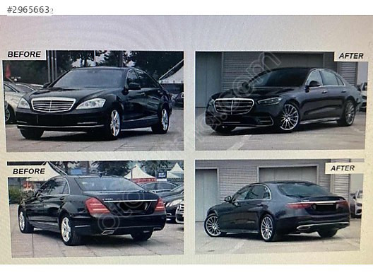 MERCEDES W221 S-SERİSİ W223 YENİ KASA DÖNÜŞÜM SETİ (FACELİFT)