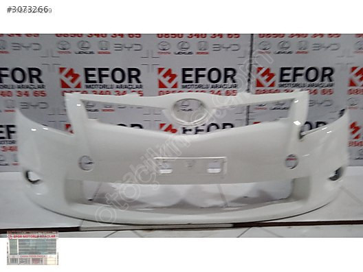 TOYOTA AURİS ORJİNAL ÇIKMA ÖN TAMPON 10-12