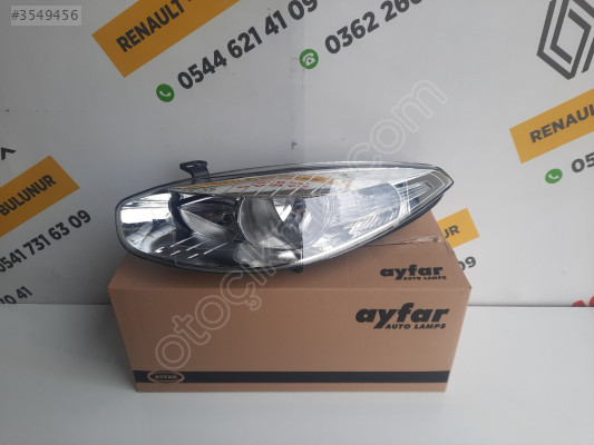 Fluence Sıfır Düz Merceksiz Sol Far 260603523R - Ayfar 202291