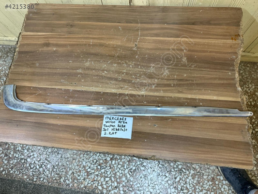 MERCEDES W140 ARKA TAMPON NİKELAJI SOL KÖŞE ORJİNAL ÇIKMA