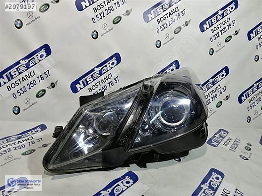 MERCEDES E SERİSİ W207 KASA BLACK SOL FAR MAKYAJSIZ ORJ ÇIKMA