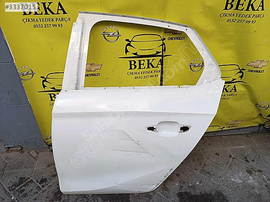 OPEL CORSA F SOL ARKA KAPI BEYAZ ÇIKMA ORJİNAL YEDEK PARÇA