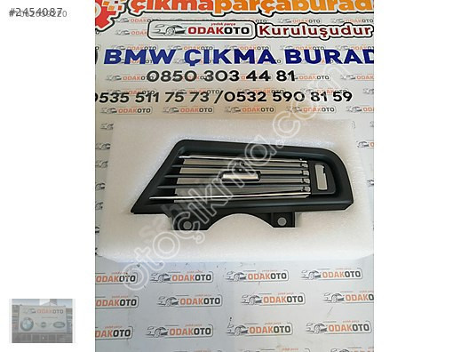 BMW F10 5 Serisi Krom Sıfır Sağ Klima Izgarası - 9166884