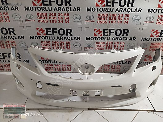 TOYOTA COROLLA ÖN TAMPON ÇIKMA ORİJİNAL PARÇA 2010-2012