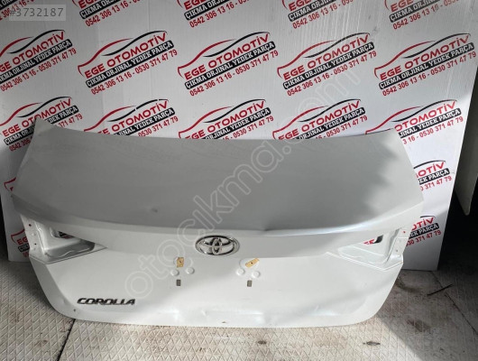 2019/2024 TOYOTA COROLLA BEYAZ BAGAJ KAPAĞI ORJINAL GÖÇÜKLÜK