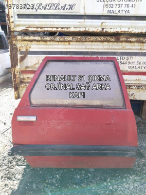 RENAULT 21 ÇIKMA ORJİNAL DOLU SAĞ ARKA KAPI