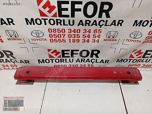 TOYOTA YARİS ARKA TAMPON DEMİRİ ÇIKMA ORİJİNAL PARÇA 2015