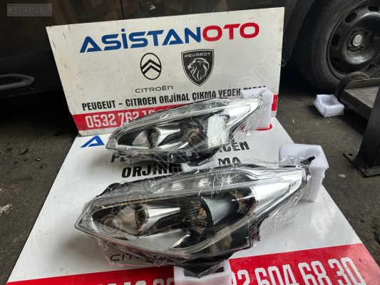 Peugeot 208 sol ön far 9810805780
