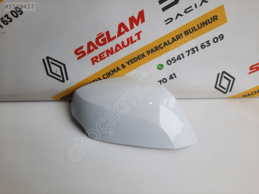 Fluence Megane 3 Çıkma Hatasız Beyaz Sağ Ayna Kapağı 963745185R
