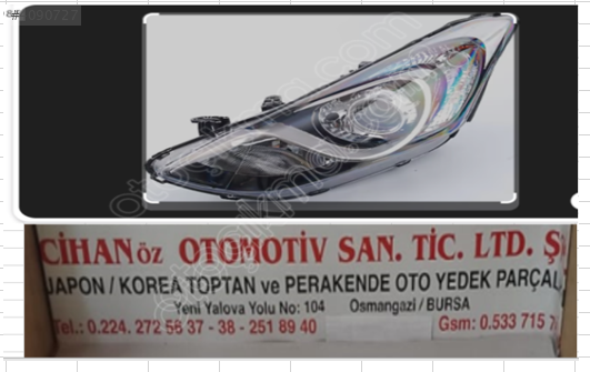 HYUNDAİ İ30 SAĞ-SOL FAR 2012-2016.,